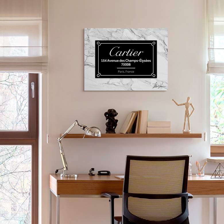 Image 6 Prestige Brand 24" Wide 4-Piece Printed Glass Wall Art Set more views