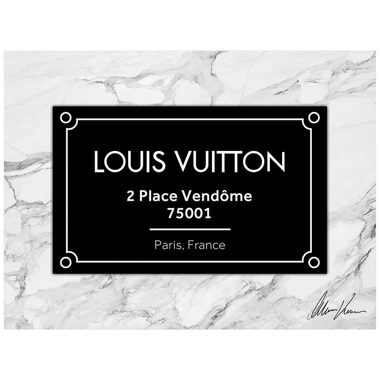 Image 2 Prestige L&V 24" Wide Printed Tempered Glass Wall Art