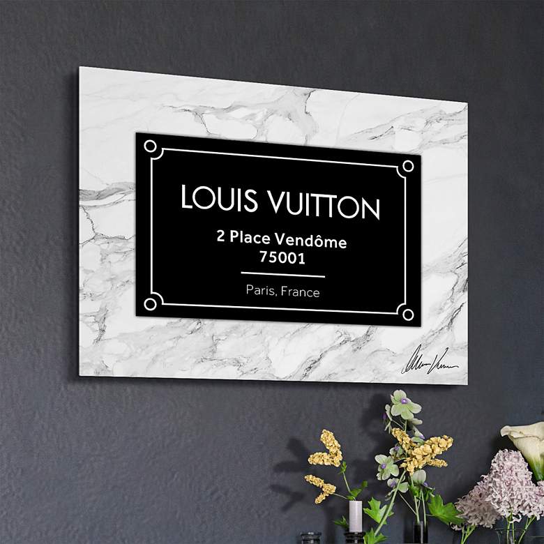 Image 1 Prestige L&V 24" Wide Printed Tempered Glass Wall Art
