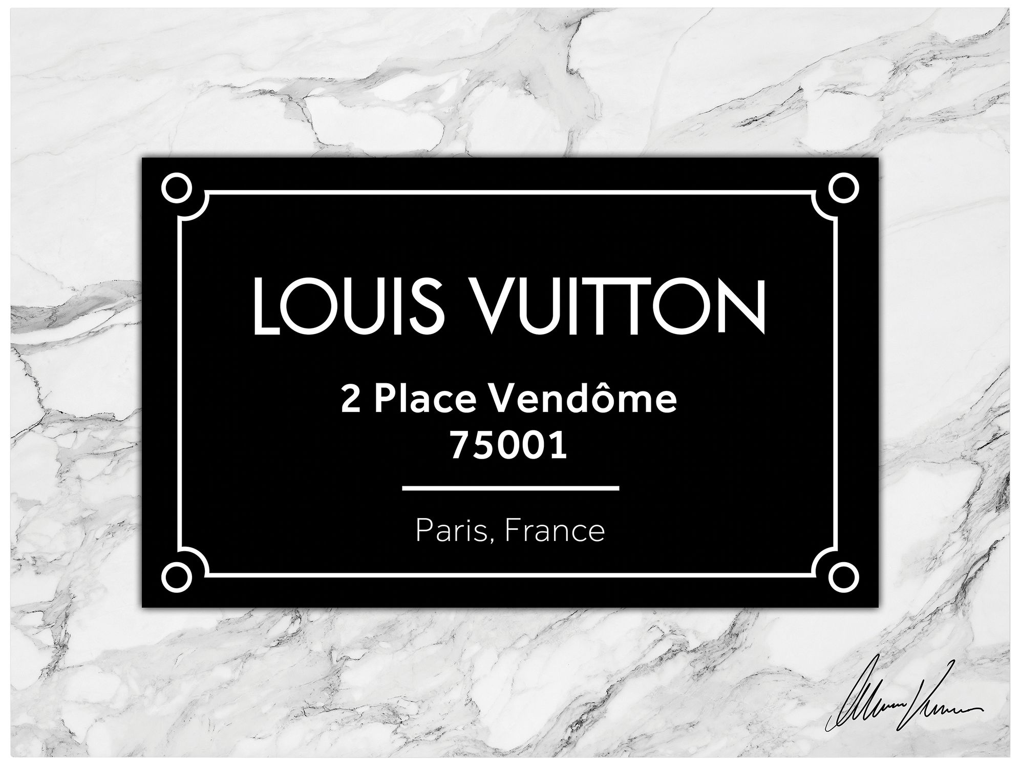 Image 2 Prestige L&V 24" Wide Printed Tempered Glass Wall Art