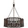 Prestly 27 1/2" Wide Bronze Iron 6-Light Pendant