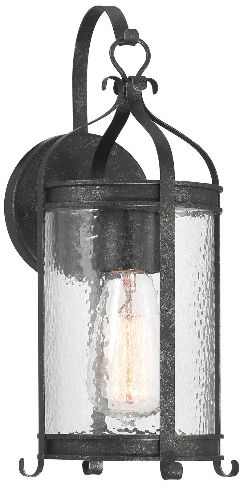 Preston 1-Light Outdoor Wall Lantern in