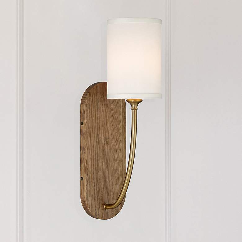 Image 7 Preston 1 Light Vibrant Gold Sconce more views