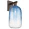 Preston 13.5" High Oil Rubbed Bronze Wall Sconce With Clear Jar Shade