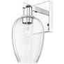 1_Preston 13.5" High Polished Chrome Wall Sconce With Flute Clear Shade