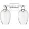 Preston 16"W 2 Light Chrome Bath Vanity Light With Flute Clear Shade