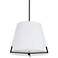 Preston 19.25" Wide 4 Light Matte Black Pendant