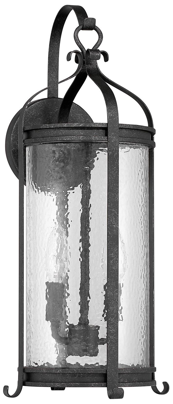 Image 2 Preston 2-Light Outdoor Wall Lantern in Iron Oxide more views