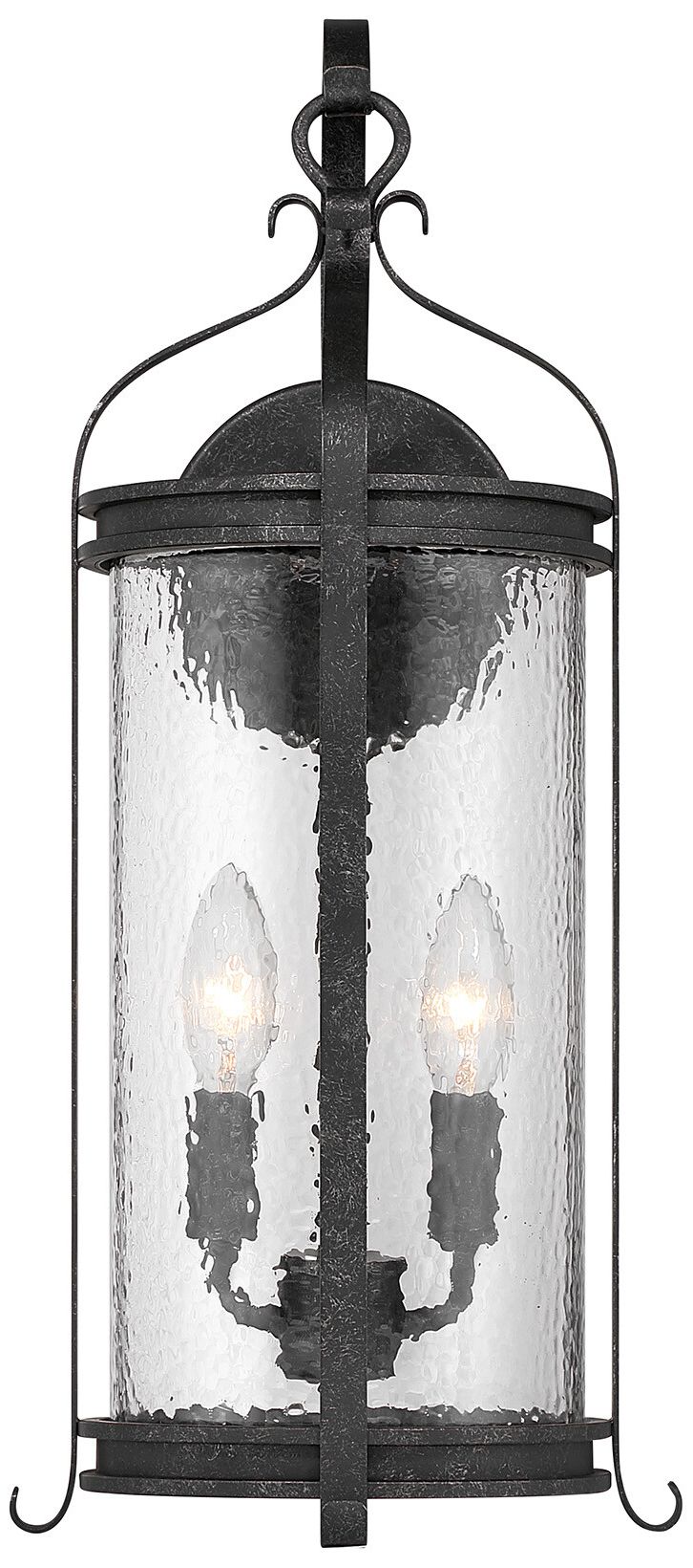 Image 3 Preston 2-Light Outdoor Wall Lantern in Iron Oxide more views