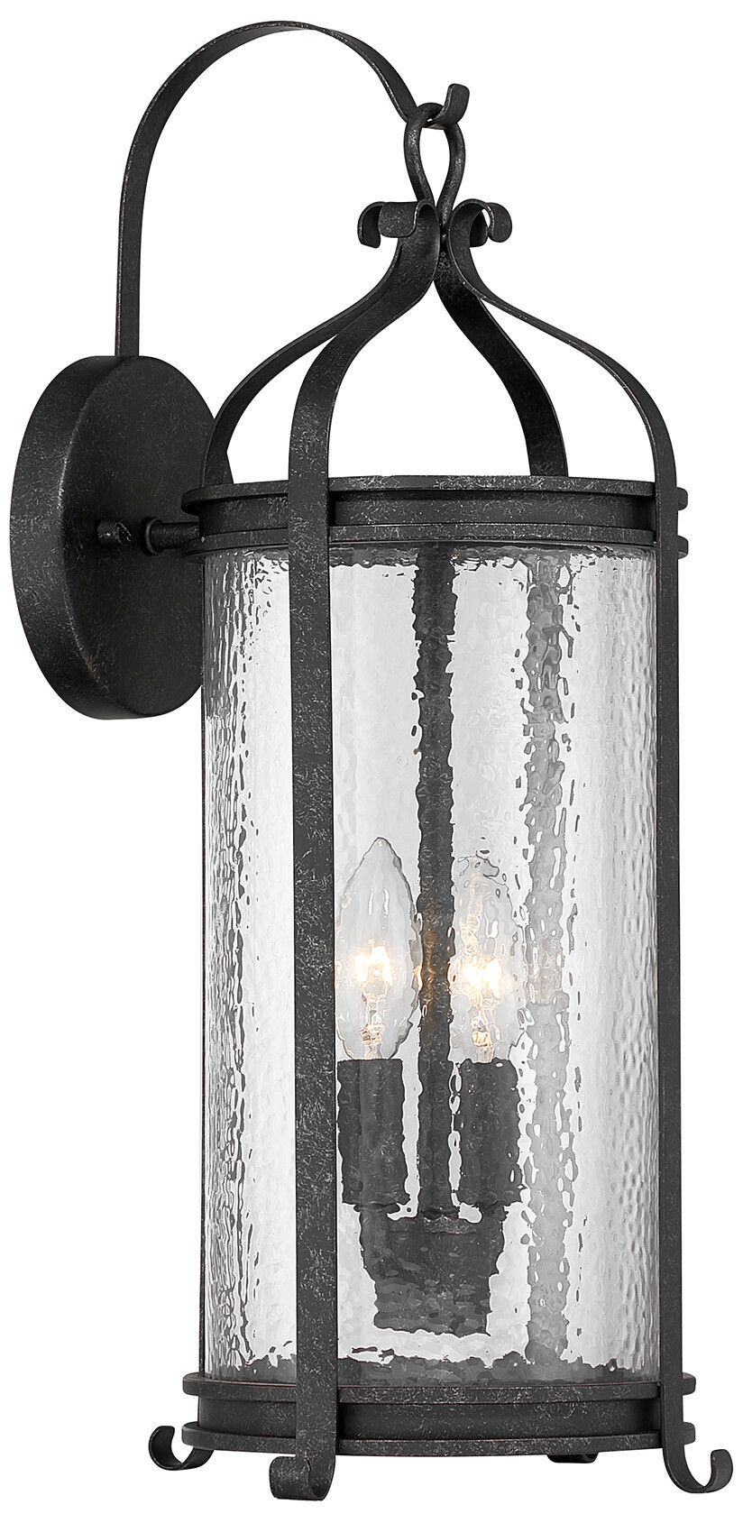 Image 4 Preston 2-Light Outdoor Wall Lantern in Iron Oxide more views