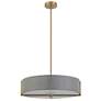 1_Preston 20.75" Wide 4 Light Aged Brass Pendant