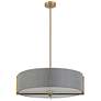 1_Preston 26" Wide 4 Light Aged Brass Pendant