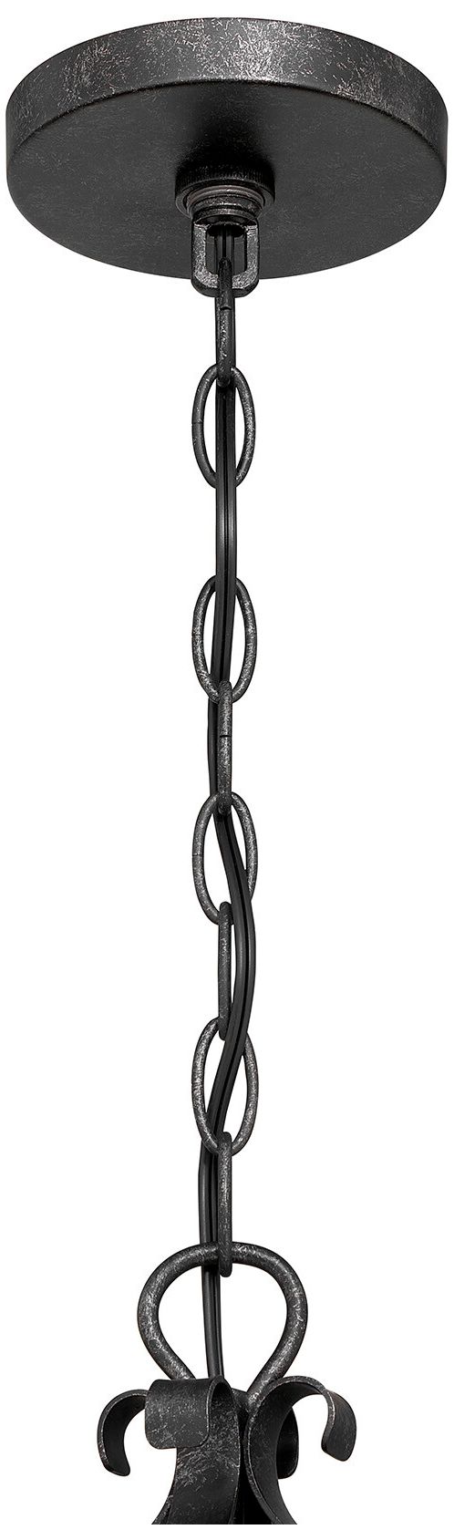 Preston 3-Light Outdoor Hanging Lantern in Iron Oxide