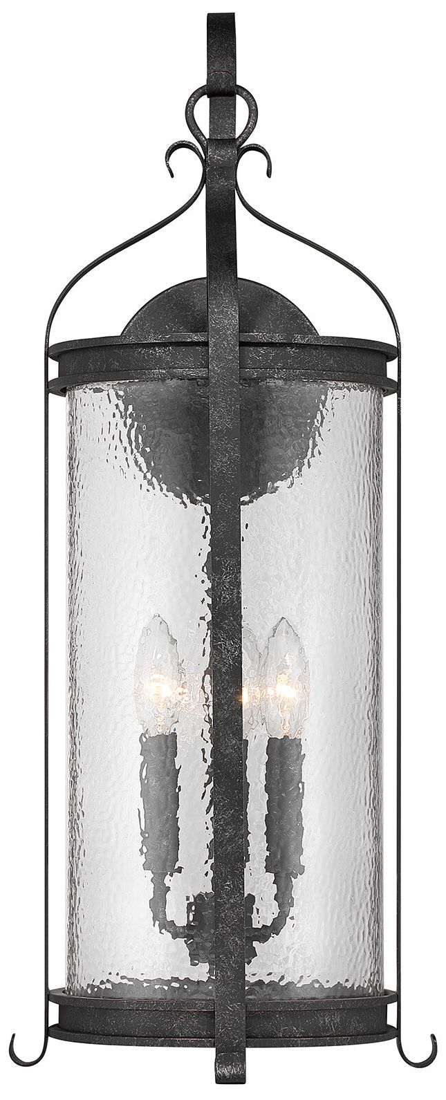 Image 3 Preston 3-Light Outdoor Wall Lantern in Iron Oxide more views