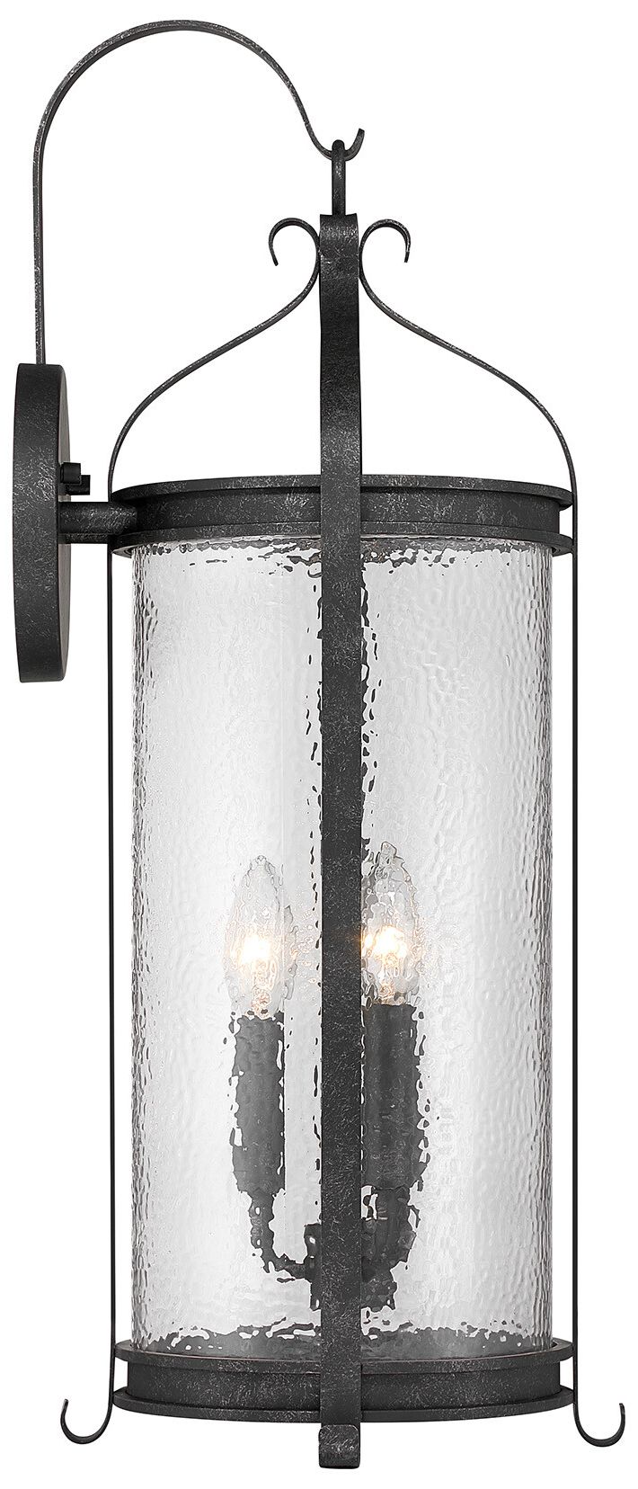 Image 5 Preston 3-Light Outdoor Wall Lantern in Iron Oxide more views