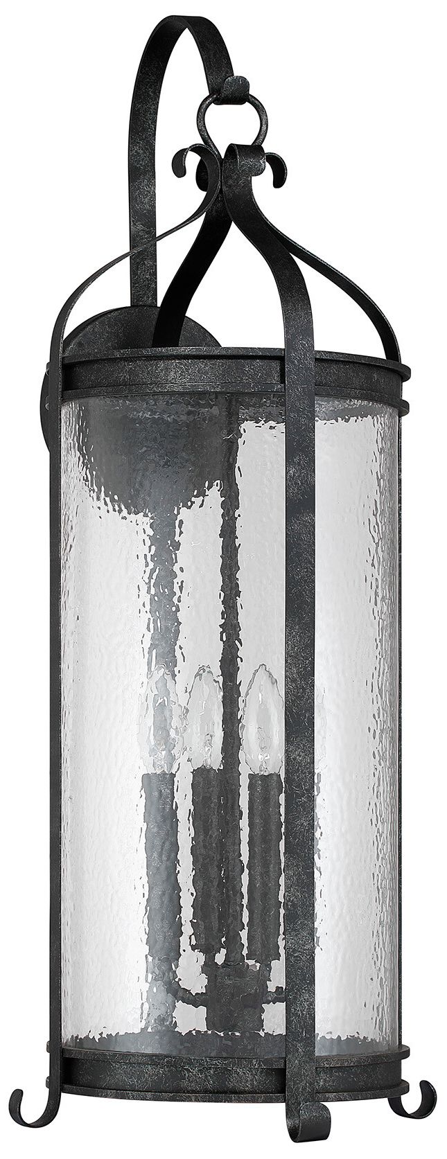 Image 3 Preston 4-Light Outdoor Wall Lantern in Iron Oxide more views