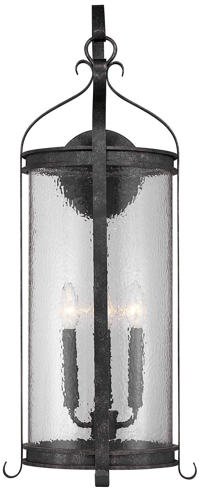 Image 4 Preston 4-Light Outdoor Wall Lantern in Iron Oxide more views