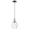 Preston 6"W Polished Chrome Stem Mini Pendant With Bell Clear Shade