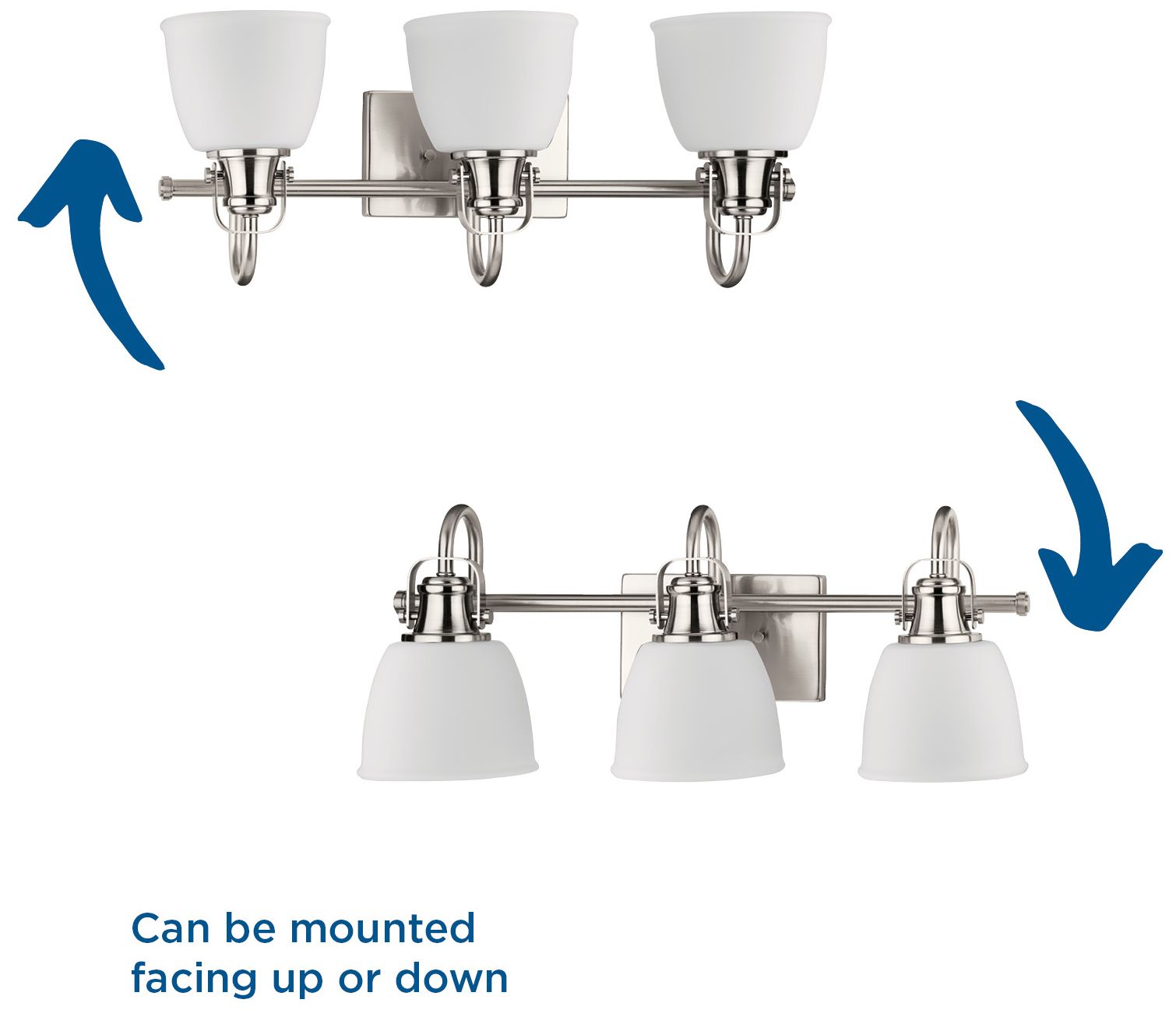 Preston Collection Three-Light Coastal Bath and Vanity Light