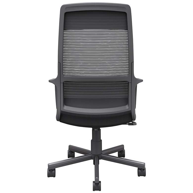 Image 5 Prestor Black Fabric Adjustable Swivel Office Chair more views