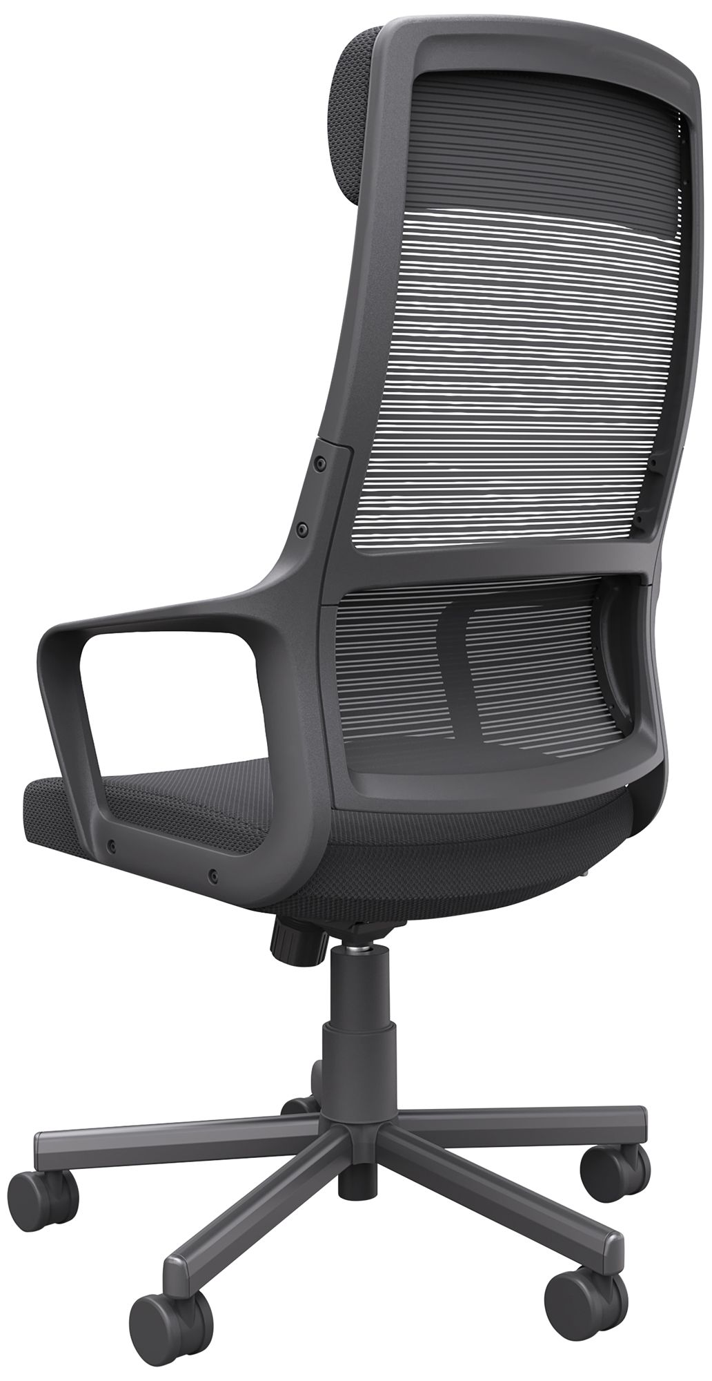 Image 6 Prestor Black Fabric Adjustable Swivel Office Chair more views