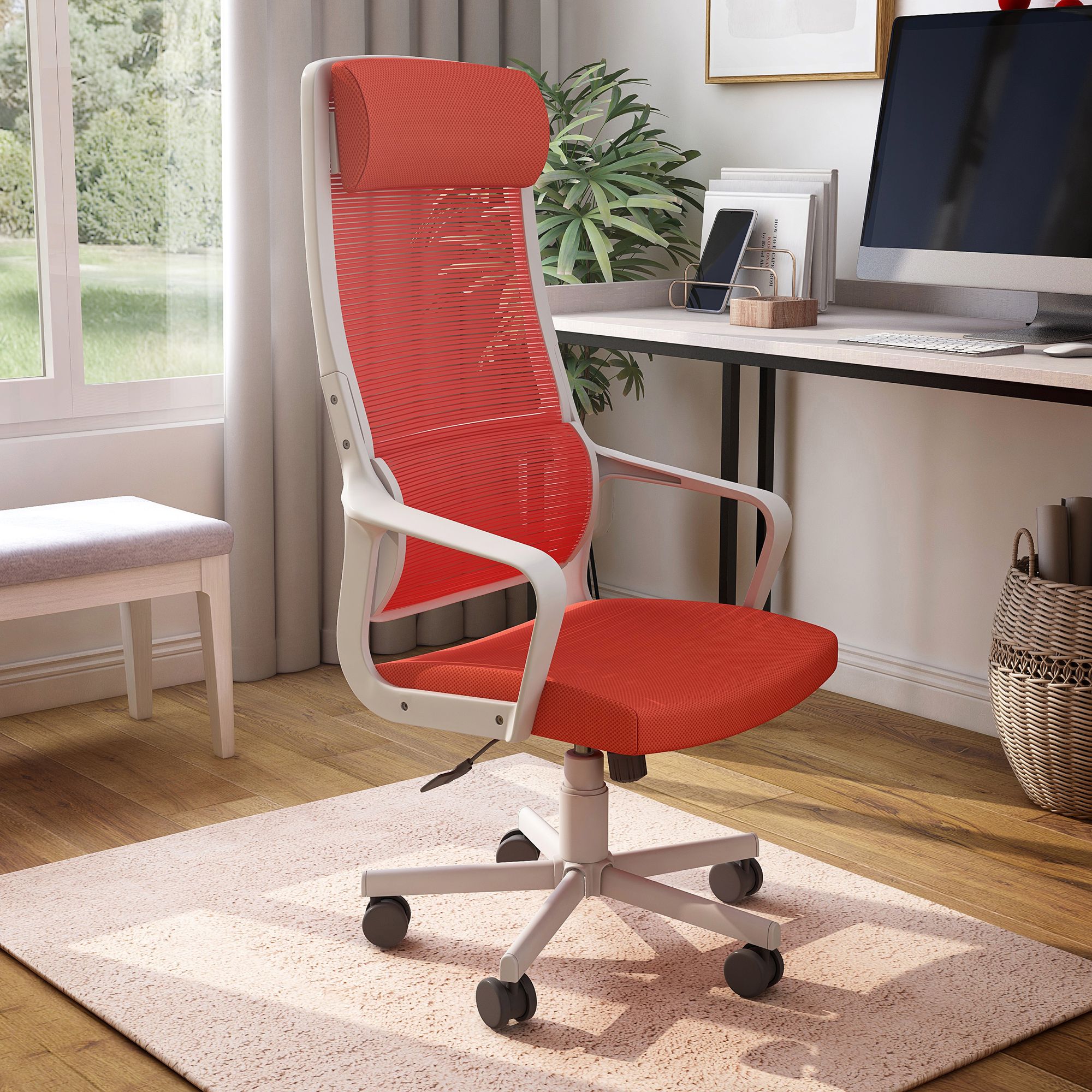 fabric adjustable office chair