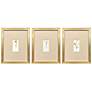 Pretty Florals II 14"W x 17"H Framed Wall Art Set of 3