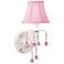 Pretty in Pink Plug-In Style Wall Sconce