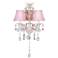 Pretty-in-Pink Pull-Chain 3-Light LED Ceiling Fan Light Kit