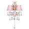 Pretty-in-Pink Pull-Chain Ceiling Fan Light Kit