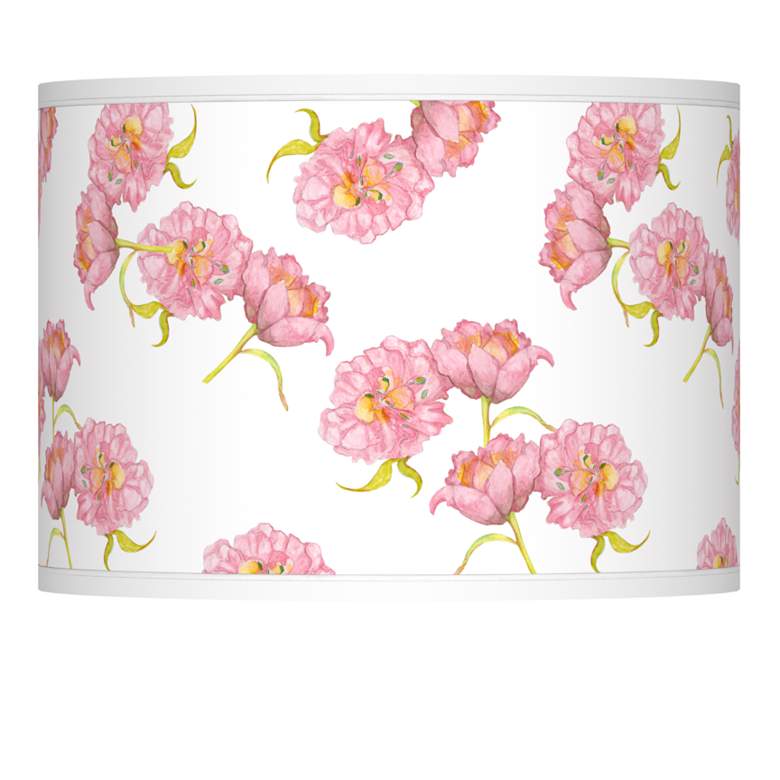 Image 1 Pretty Peonies Giclee Lamp Shade 13.5x13.5x10 (Spider)