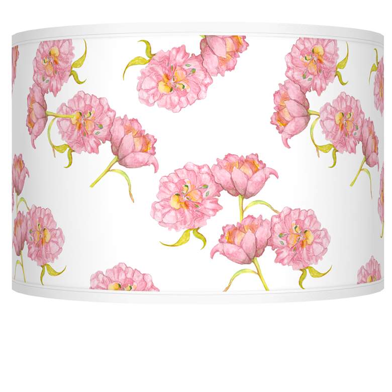 Image 1 Pretty Peonies Giclee Shade 12x12x8.5 (Spider)
