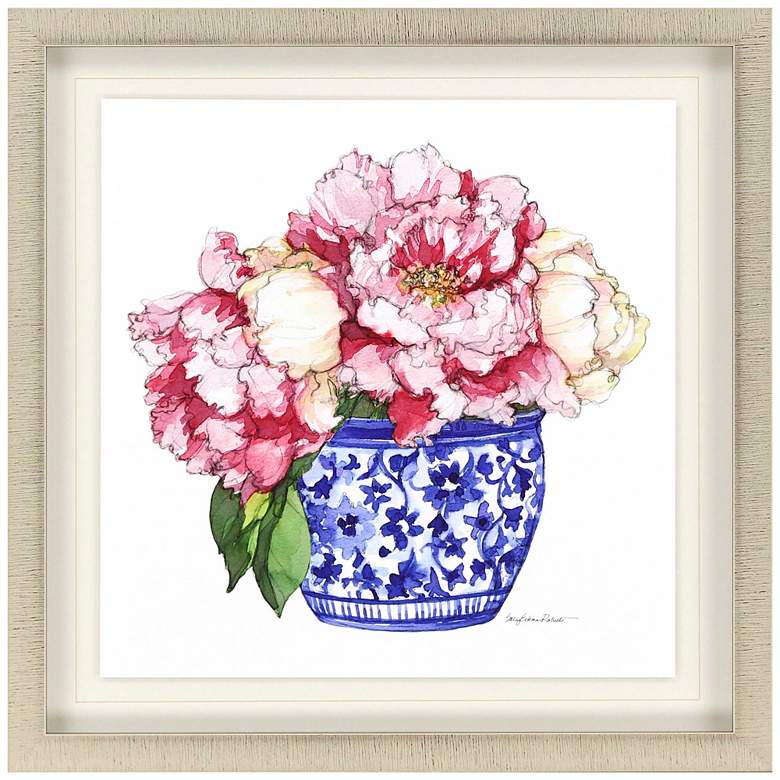 Image 2 Pretty Petals I 32 inch Square Framed Wall Art