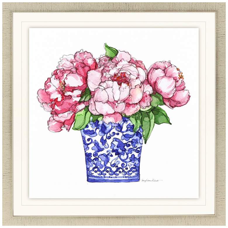 Image 1 Pretty Petals II 32"W x 32"H Framed Art
