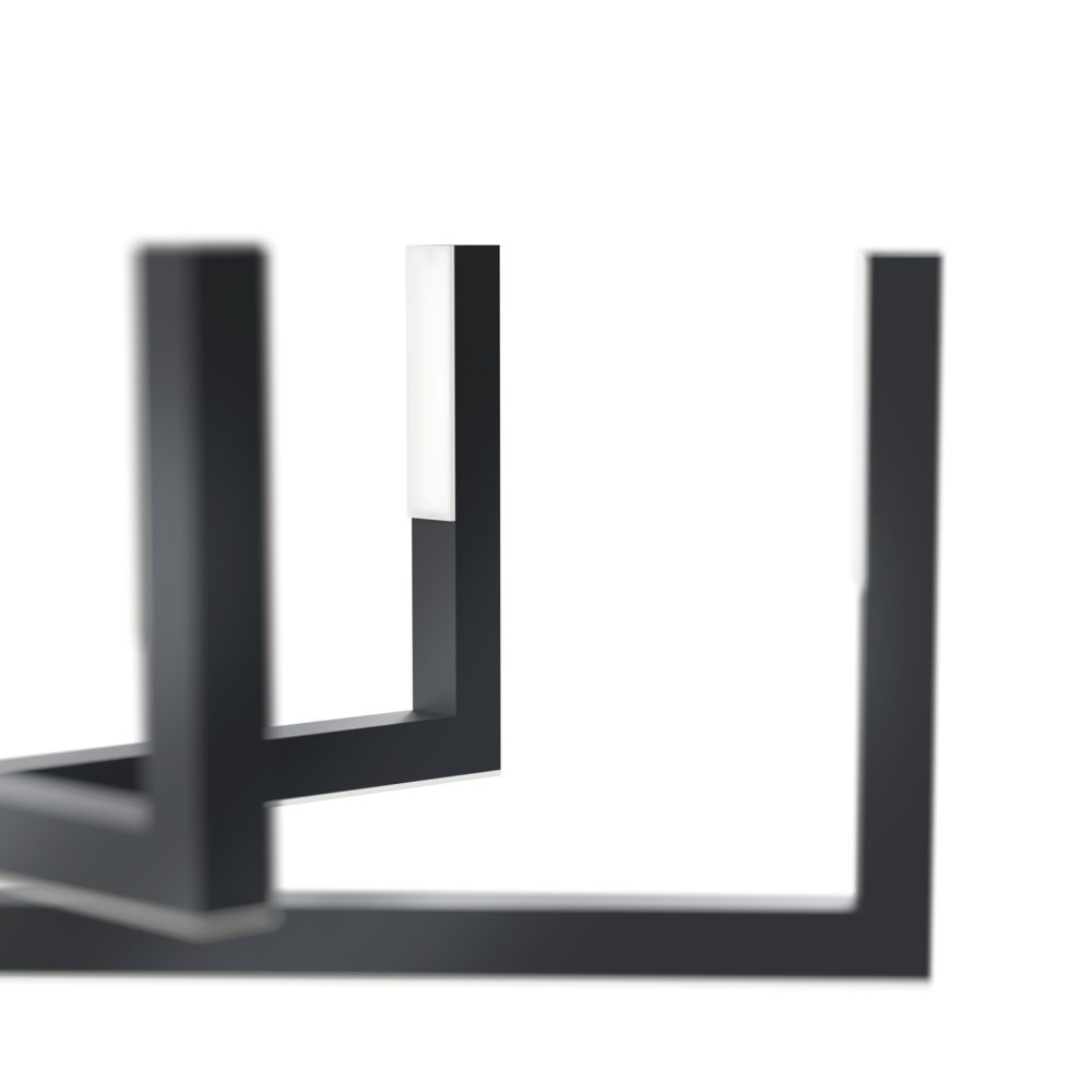 Image 3 Priam Matte Black Chandelier/Pendant more views