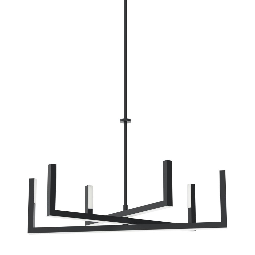 Image 4 Priam Matte Black Chandelier/Pendant more views
