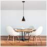 3_Priddy 2 - 1-Light Mini Pendant - Black Exterior and Gold Interior Shade more views