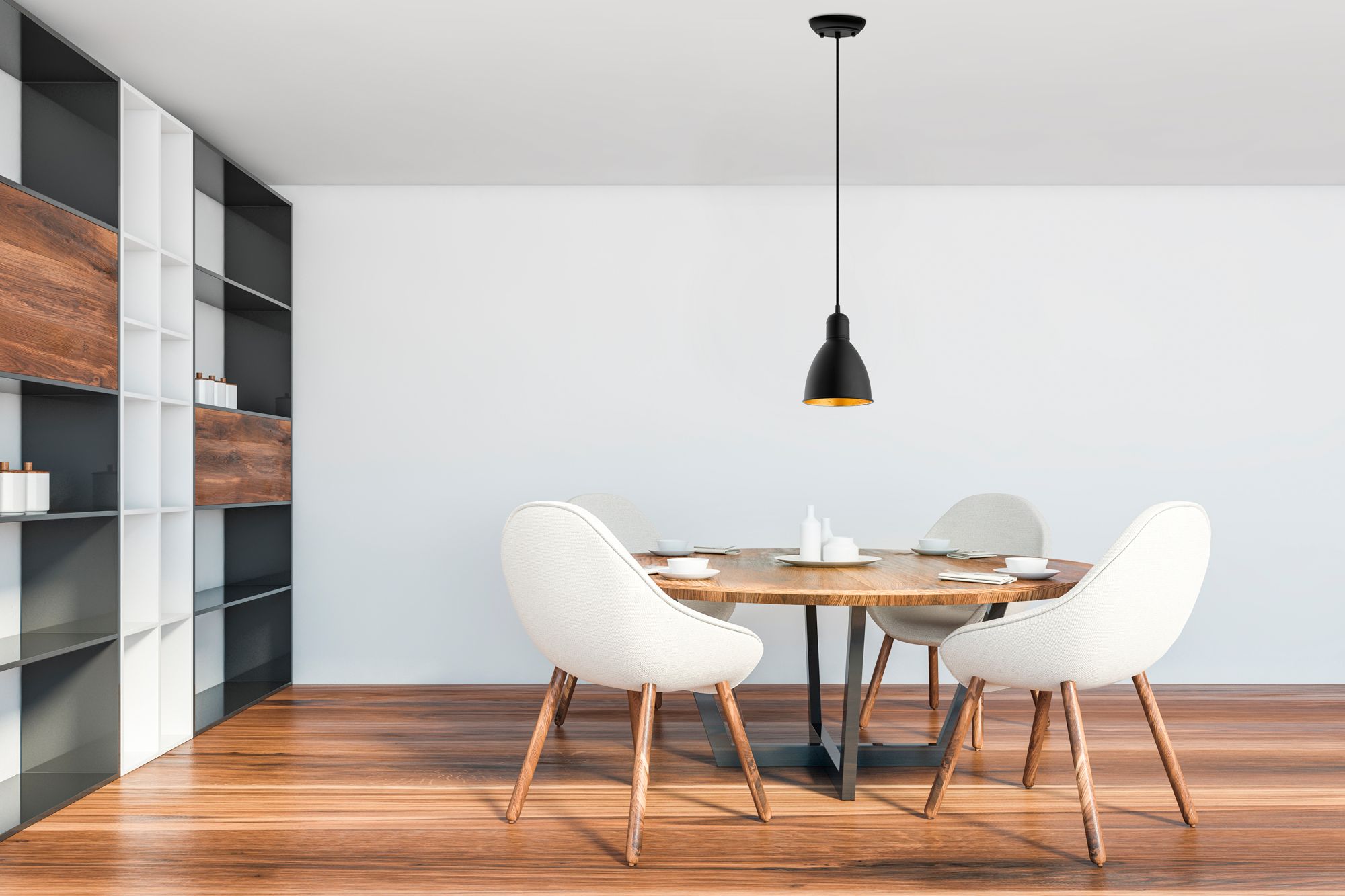 Image 6 Priddy 2 - 1-Light Mini Pendant - Black Exterior and Gold Interior Shade more views