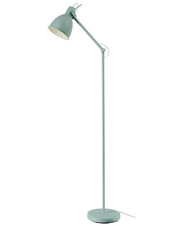Priddy 44" High Green Floor Lamp With Green Metal Shade