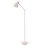 Priddy 44" High Apricot Floor Lamp With Apricot Metal Shade