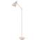 Priddy 44" High Apricot Floor Lamp With Apricot Metal Shade