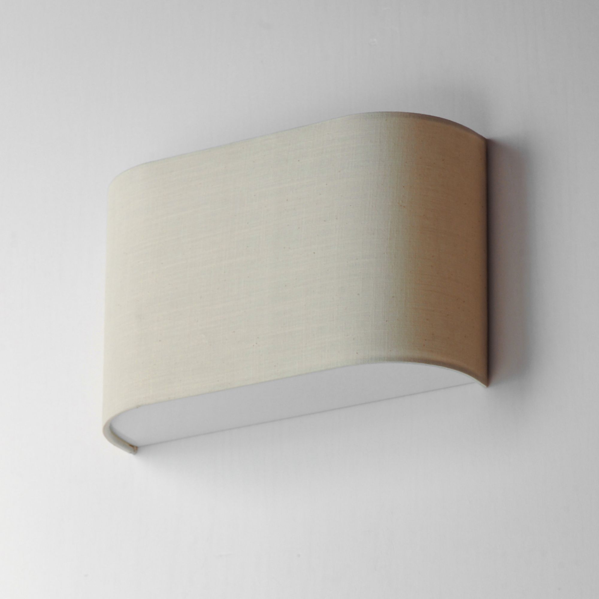Image 7 Prime 13" Wide LED Sconce - Oatmeal more views