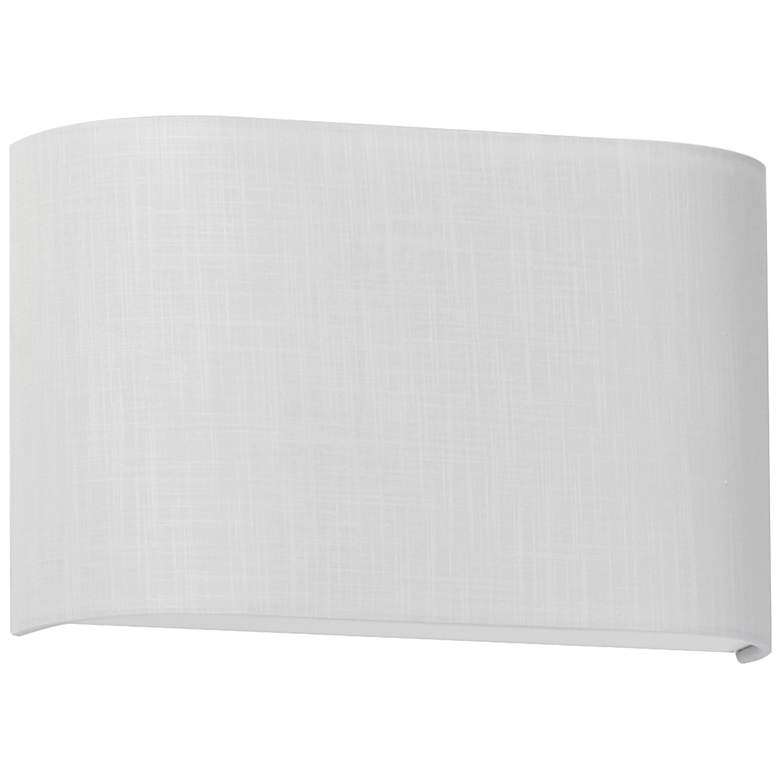 Image 1 Prime 13 inch Wide LED Sconce - White Linen