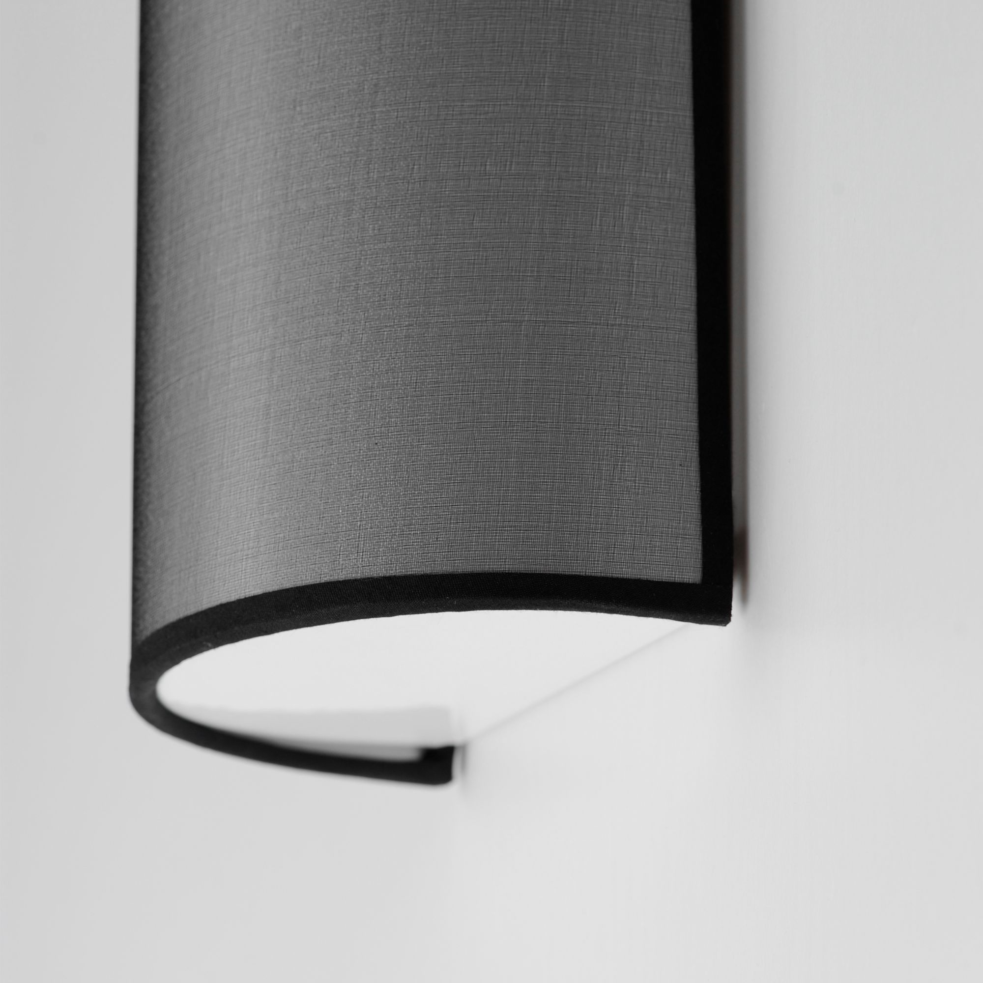 Image 7 Prime 18" Tall LED Sconce - Black Organza more views