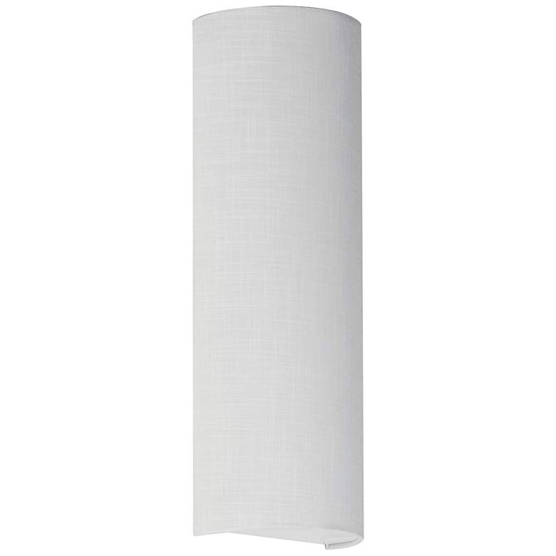 Image 1 Prime 18" Tall LED Sconce - White Linen