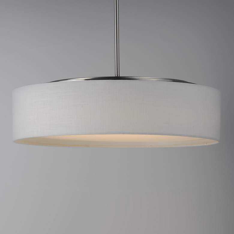 Image 3 Prime 3-Light 16" Wide Satin Nickel Pendant Light more views