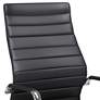 4_Primero Black Faux Leather Adjustable Office Chair more views