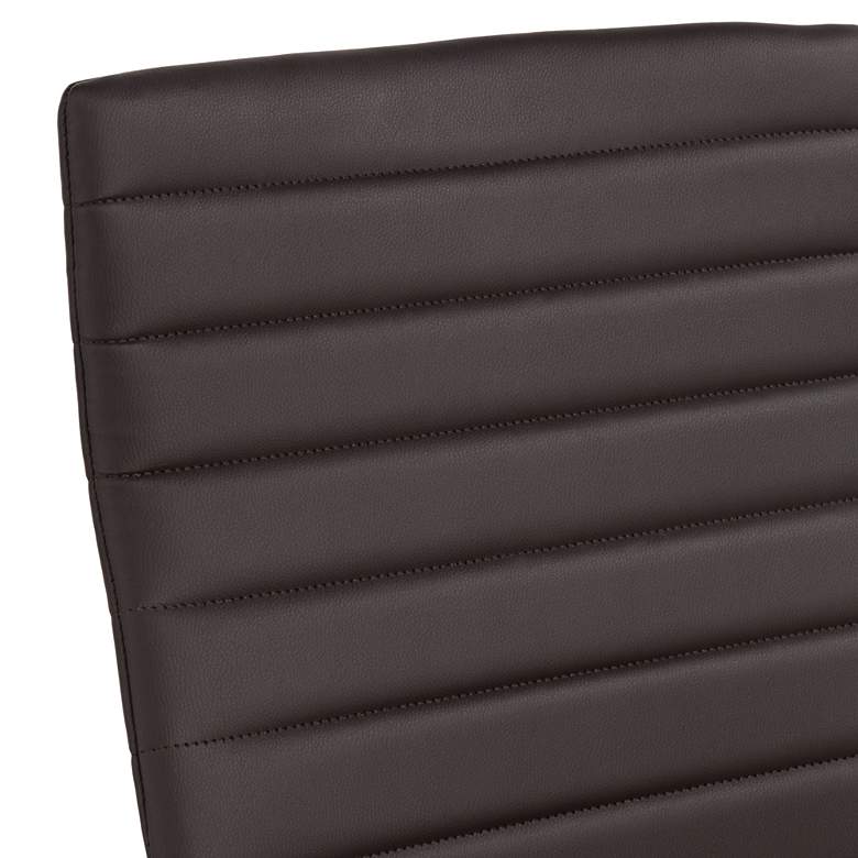 Image 4 Primero Espresso Faux Leather Adjustable Office Chair more views