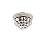 4_Primo 10" Wide Black with Crystal Ceiling Light more views