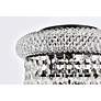 6_Primo 10" Wide Black with Crystal Ceiling Light more views